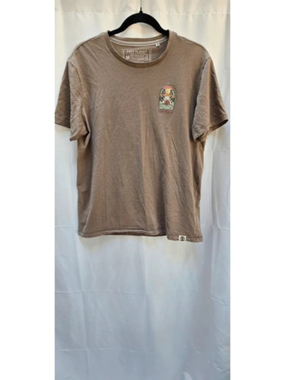 Free Planet Men's Medium Organic Cotton Tropical Graphic T-Shirt